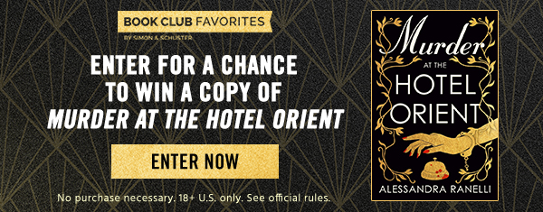 Enter the MURDER AT THE HOTEL ORIENT Sweepstakes!